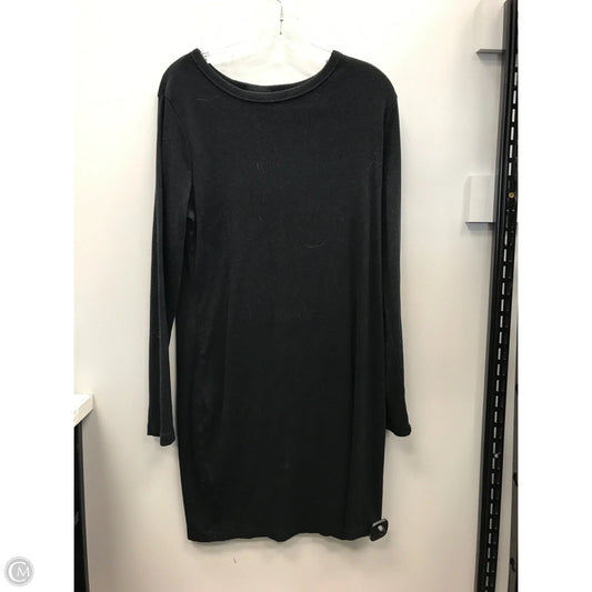 Dress Casual Midi By Universal Thread In Black, Size: Xxl