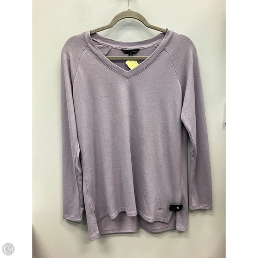 Top Long Sleeve By Banana Republic In Purple, Size: S