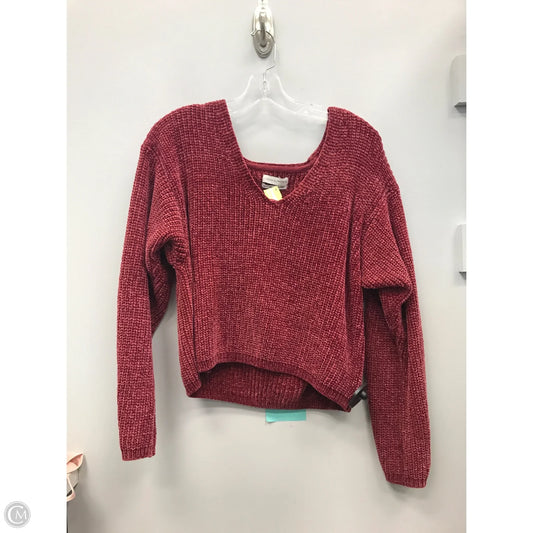 Sweater By Urban Outfitters In Maroon, Size: Xs