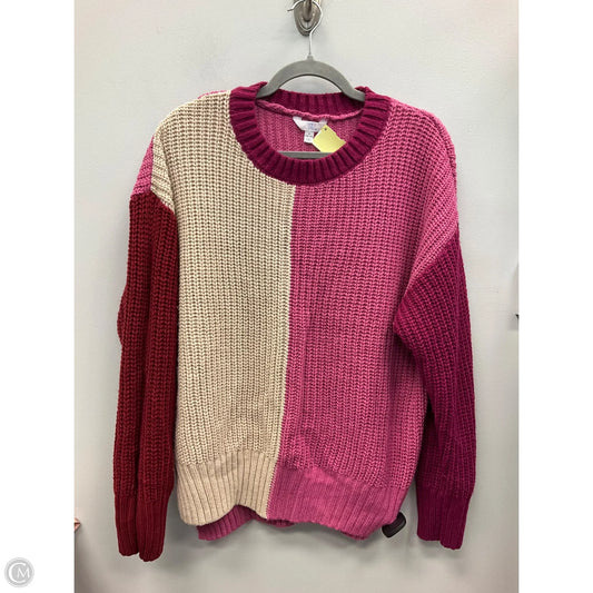 Sweater By Time And Tru In Multi-colored, Size: L