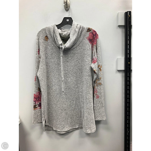 Top Long Sleeve By 41 Hawthorn In Grey, Size: L