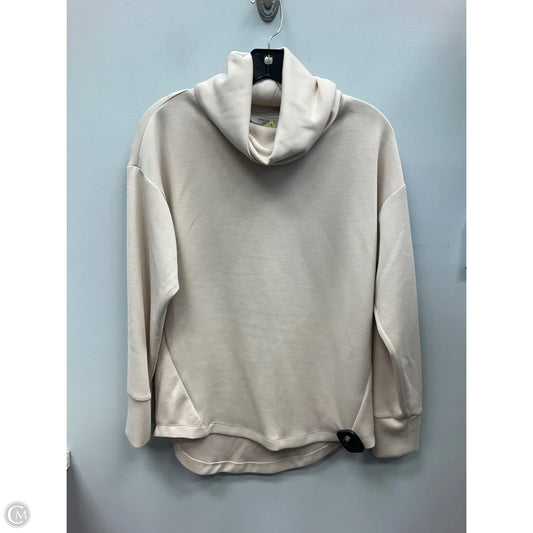 Top Long Sleeve By Cable And Gauge In Beige, Size: S