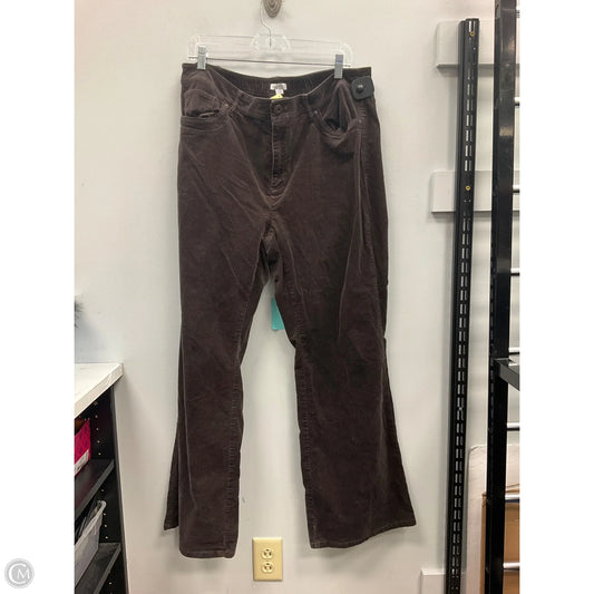 Pants Corduroy By J. Jill In Brown, Size: 18