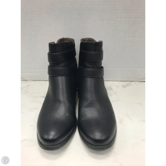 Boots Ankle Heels By Natural Soul In Black, Size: 7.5