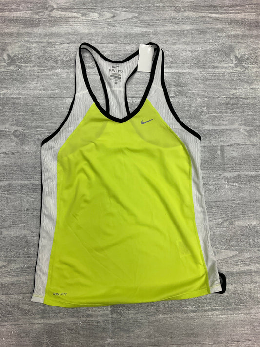 Athletic Tank Top By Nike Apparel In Green, Size: S