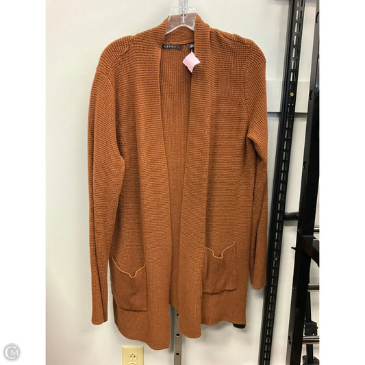 Sweater Cardigan By Cyrus Knits In Brown, Size: Xl