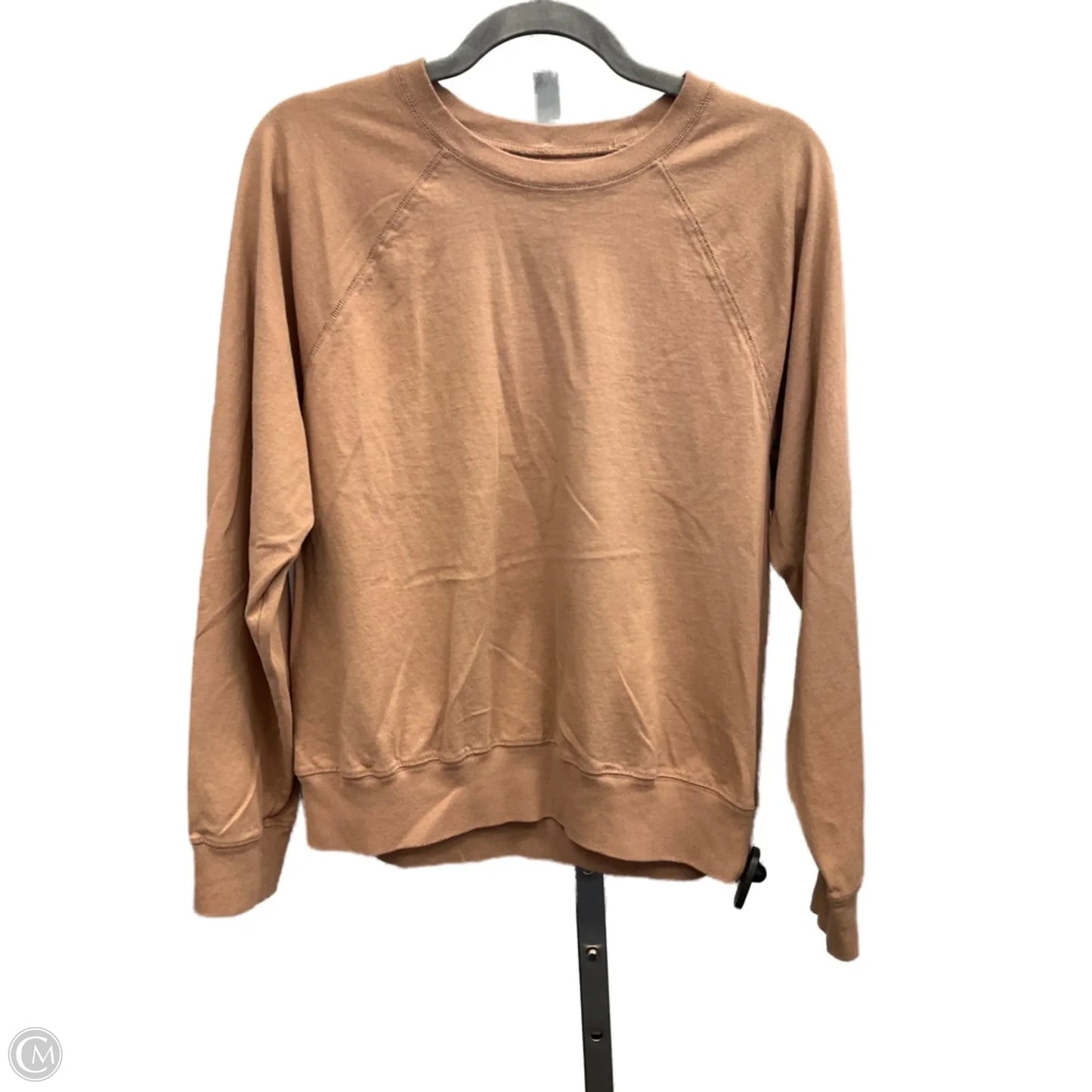 Top Long Sleeve By Everlane In Brown, Size: M