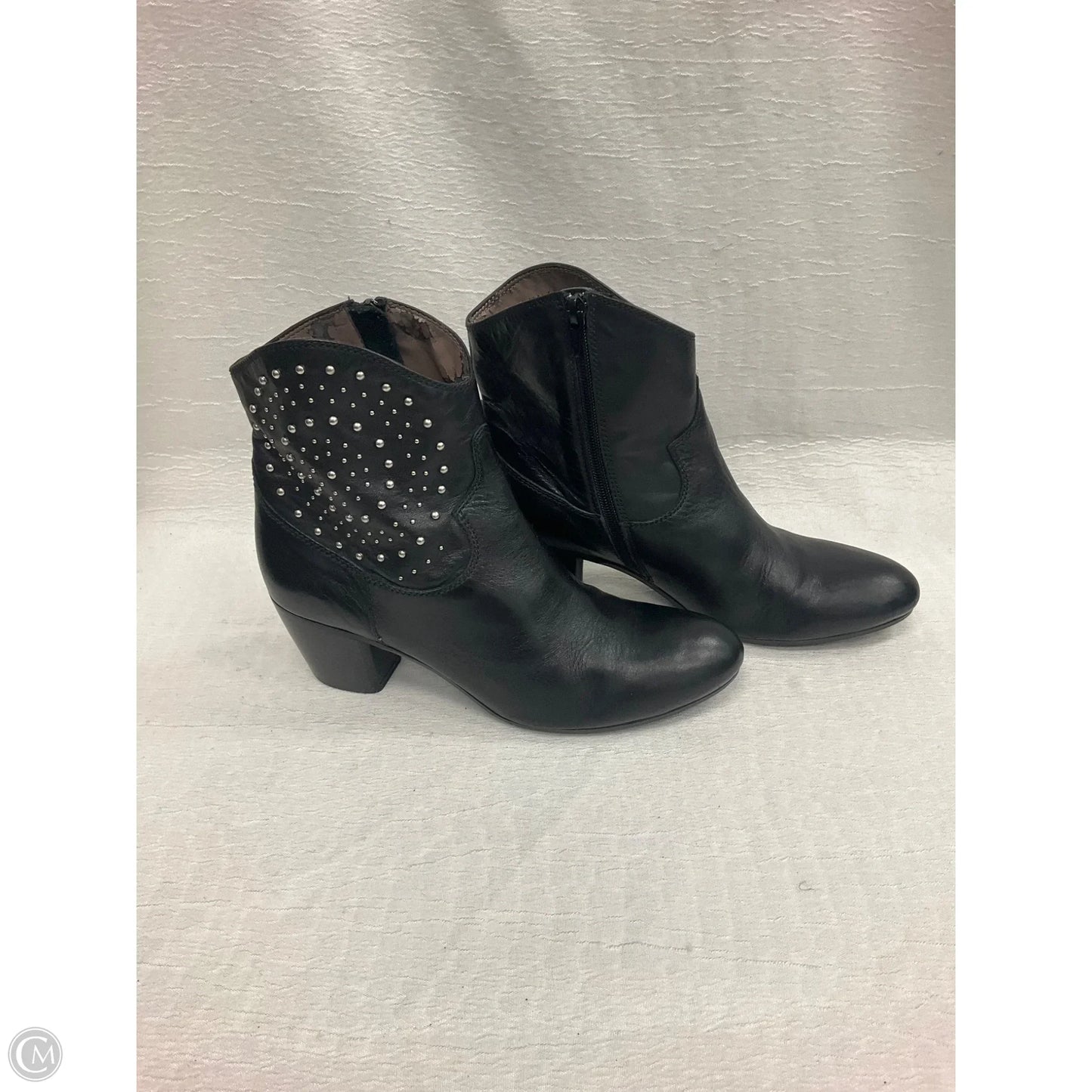 Boots Ankle Heels By Sesto Meucci In Black, Size: 8