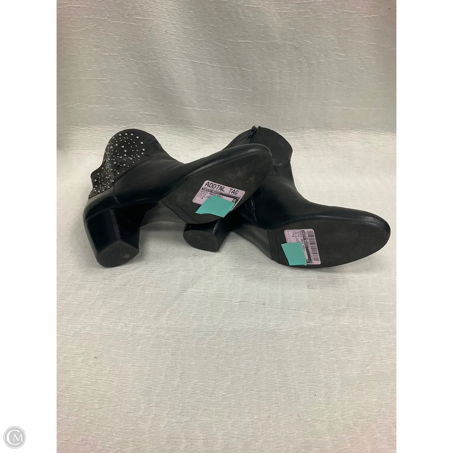 Boots Ankle Heels By Sesto Meucci In Black, Size: 8