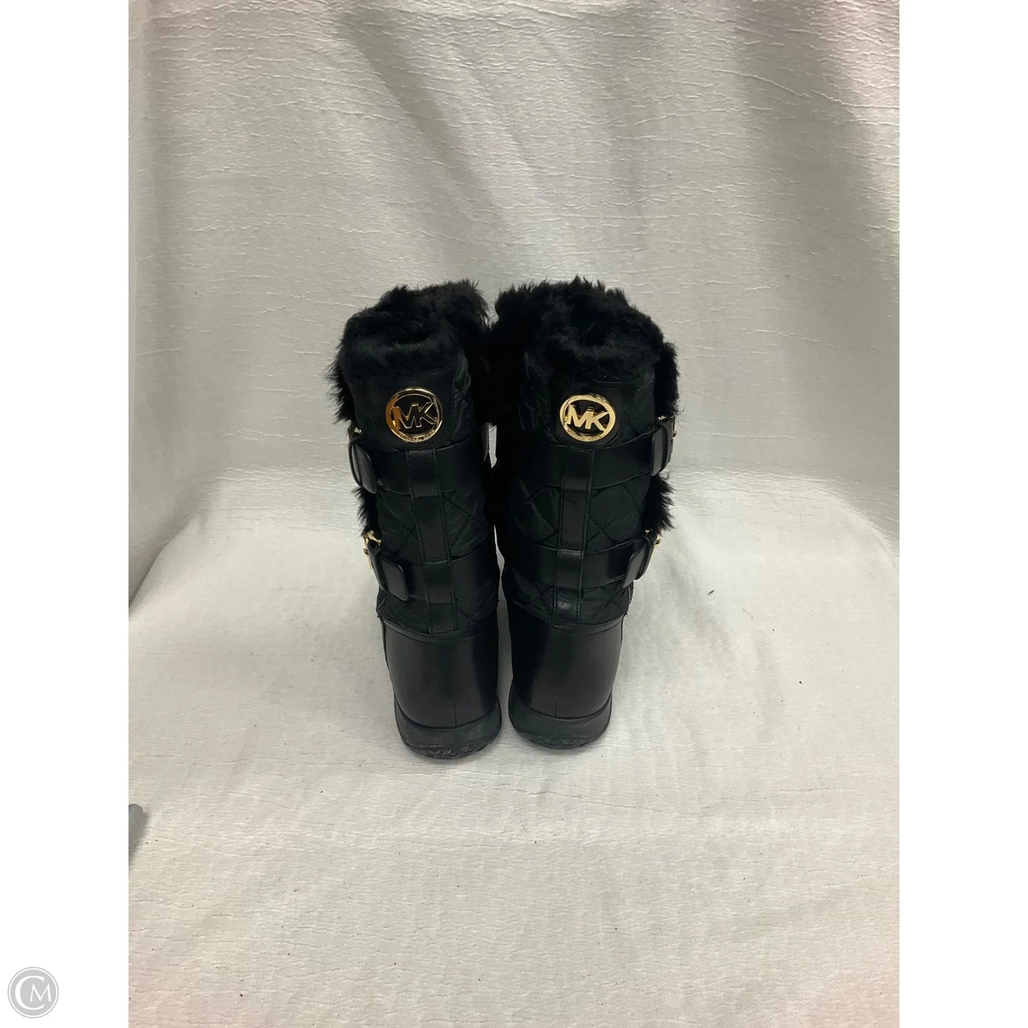 Boots Designer By Michael Kors In Black, Size: 8