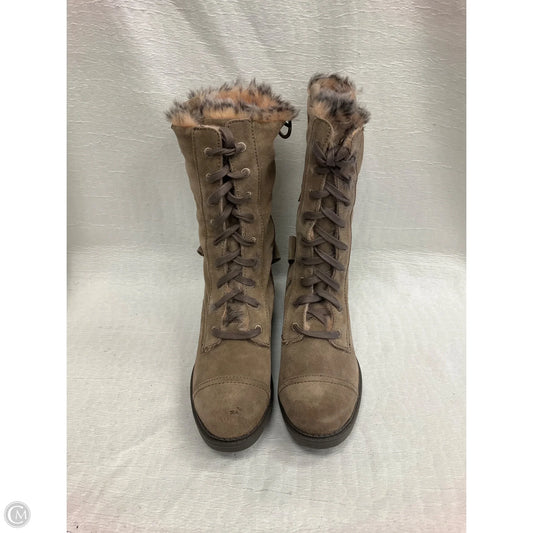 Boots Combat By Calvin Klein In Tan, Size: 8