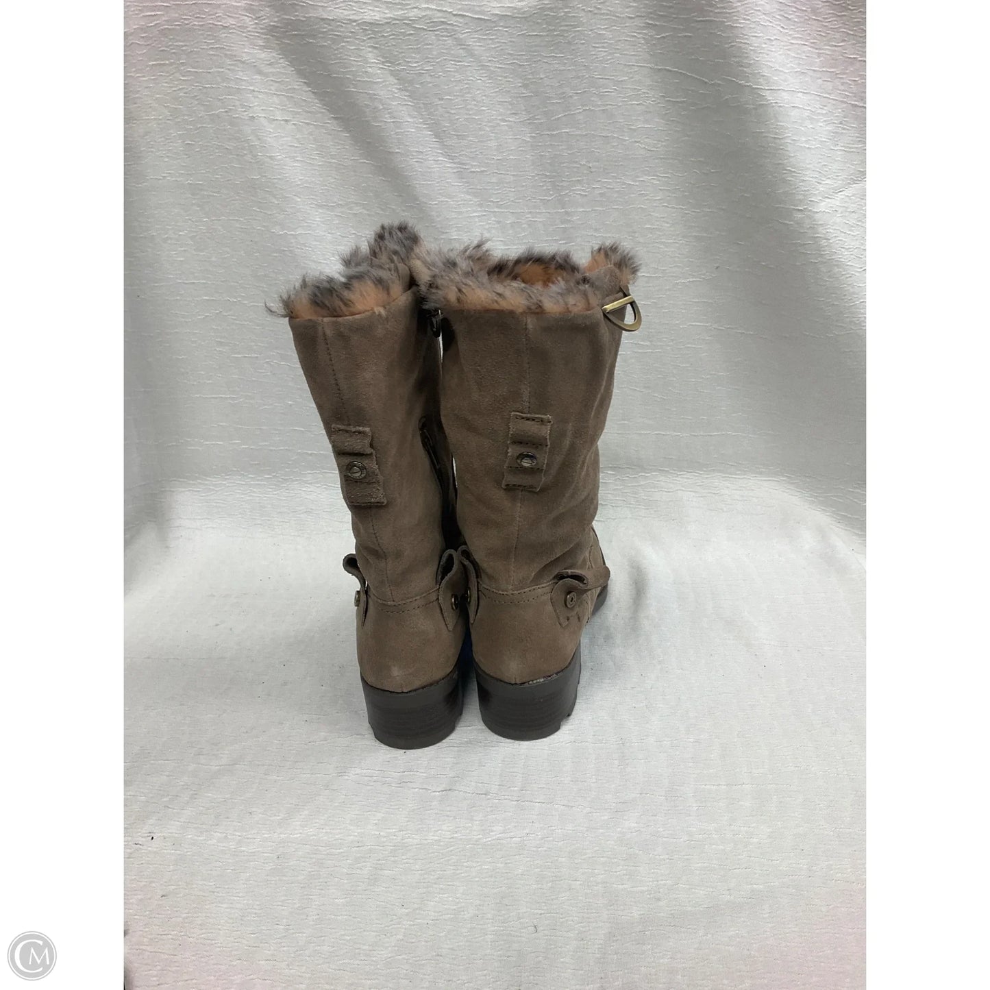 Boots Combat By Calvin Klein In Tan, Size: 8