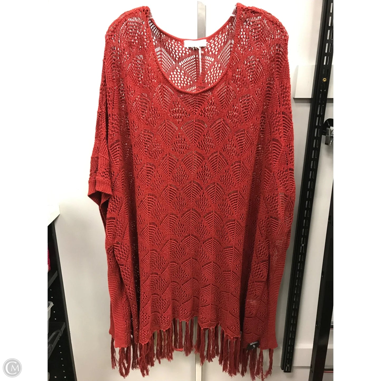 Poncho By Grace&Lace In Copper, Size: Xl