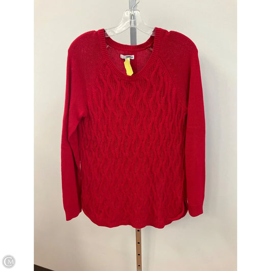 Sweater By Sonoma In Red, Size: M