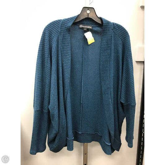 Sweater Cardigan By Clothes Mentor In Blue, Size: S