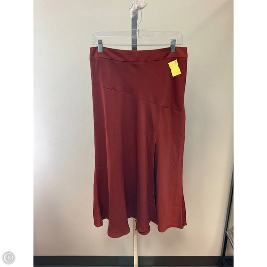 Skirt Maxi By Banana Republic In Copper, Size: 8