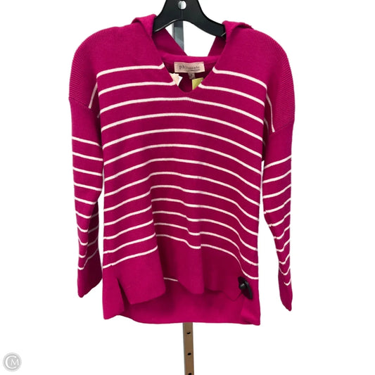 Sweater By Philosophy In Striped Pattern