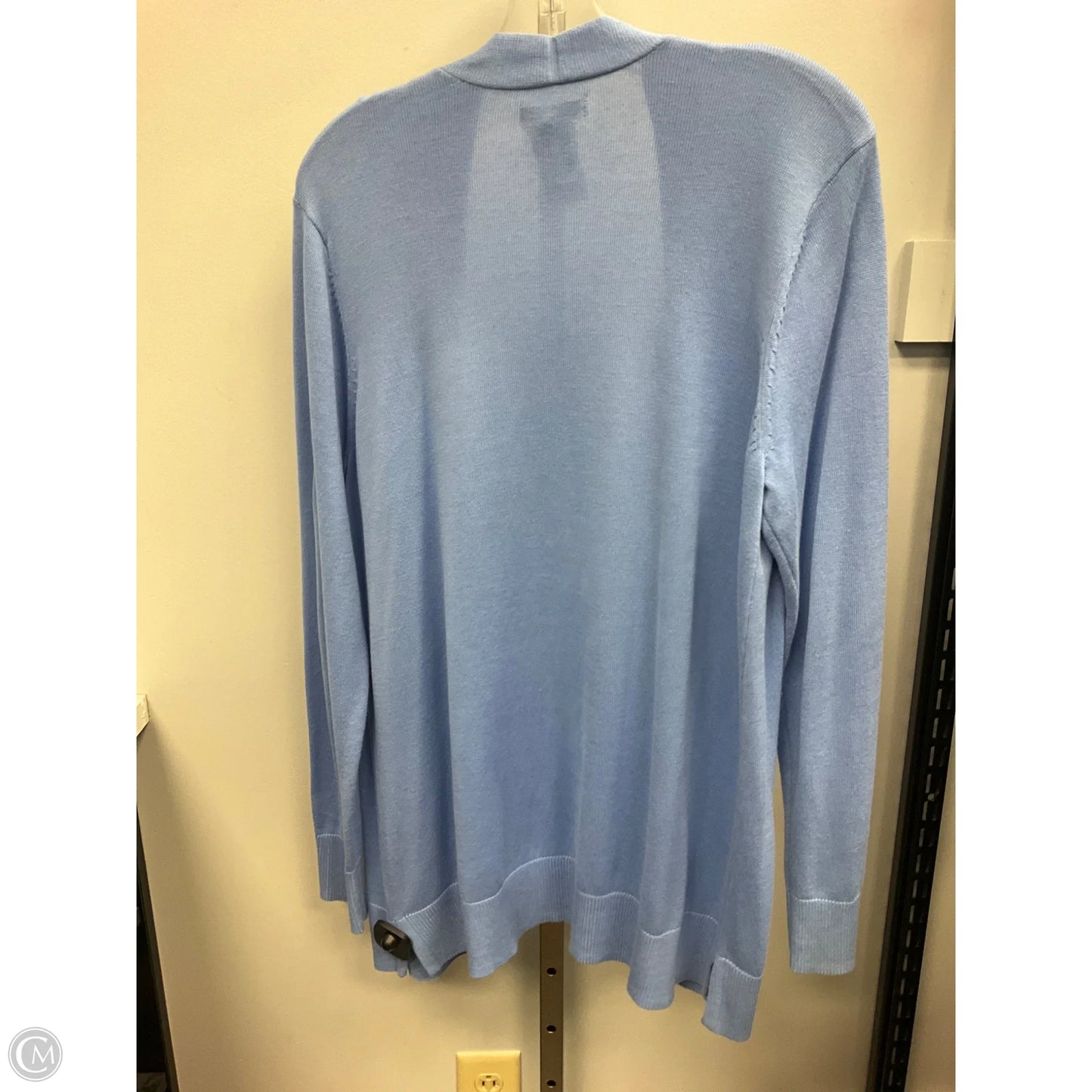 Sweater Cardigan By Croft And Barrow In Blue, Size: Lp