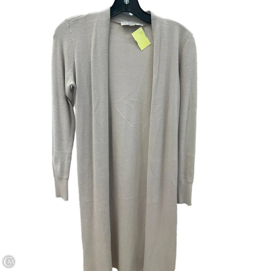Sweater Cardigan By Loft In Beige, Size: Xxs