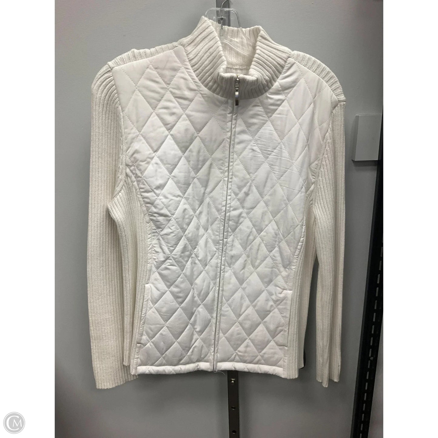 Jacket Other By Croft And Barrow In White, Size: Lp