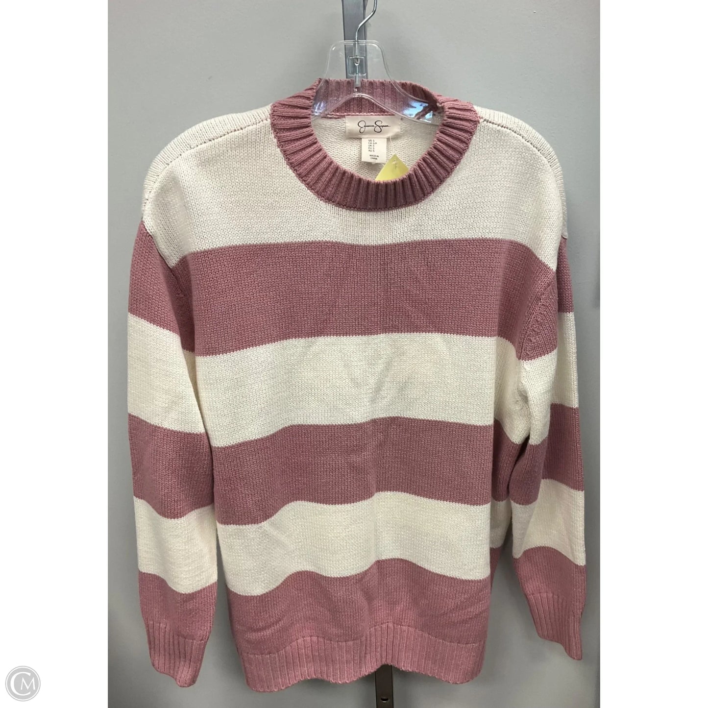 Sweater By Jessica Simpson In Striped Pattern, Size: S