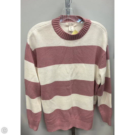Sweater By Jessica Simpson In Striped Pattern, Size: S