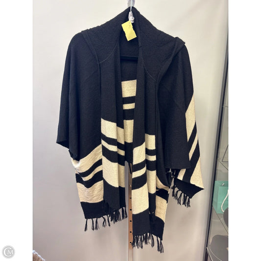 Poncho By Frame In Black & Tan, Size: Osfm