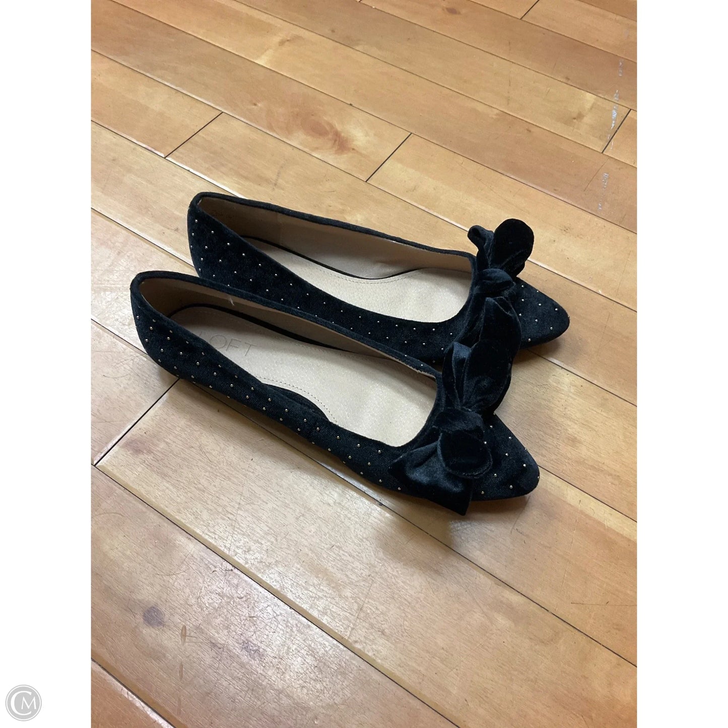 Shoes Flats By Loft In Black, Size: 7