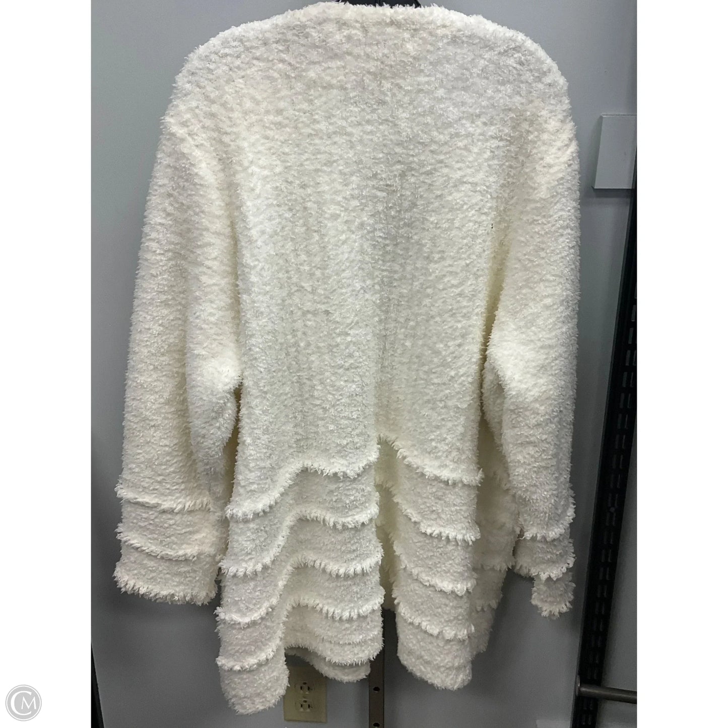 Sweater Cardigan By Barefoot Dreams In Ivory, Size: 3x