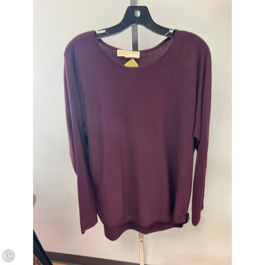 Sweater By Michael By Michael Kors In Maroon, Size: Xl
