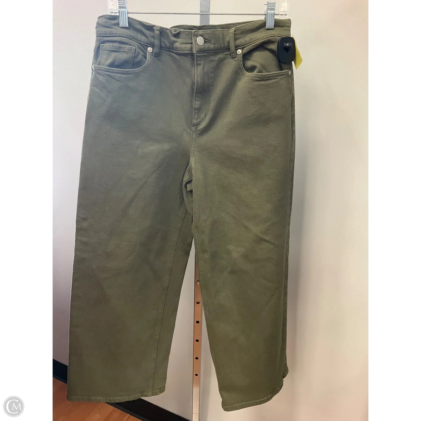 Jeans Wide Leg By Loft In Green, Size: 8