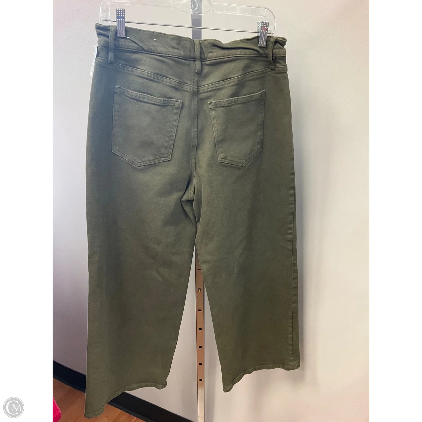 Jeans Wide Leg By Loft In Green, Size: 8