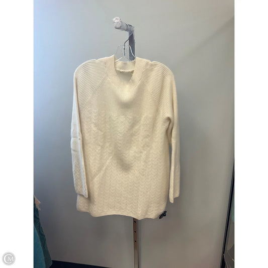 Sweater Cashmere By Soft Surroundings In Cream, Size: L