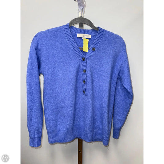 Sweater By Loft In Purple, Size: Xs