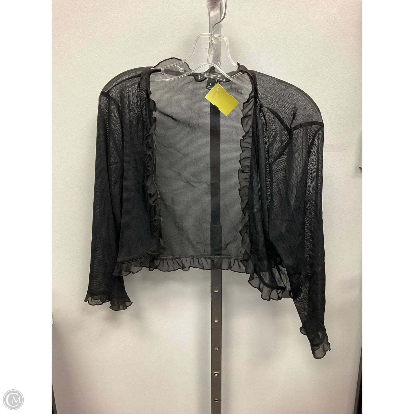 Bolero By Dressbarn In Black, Size: L