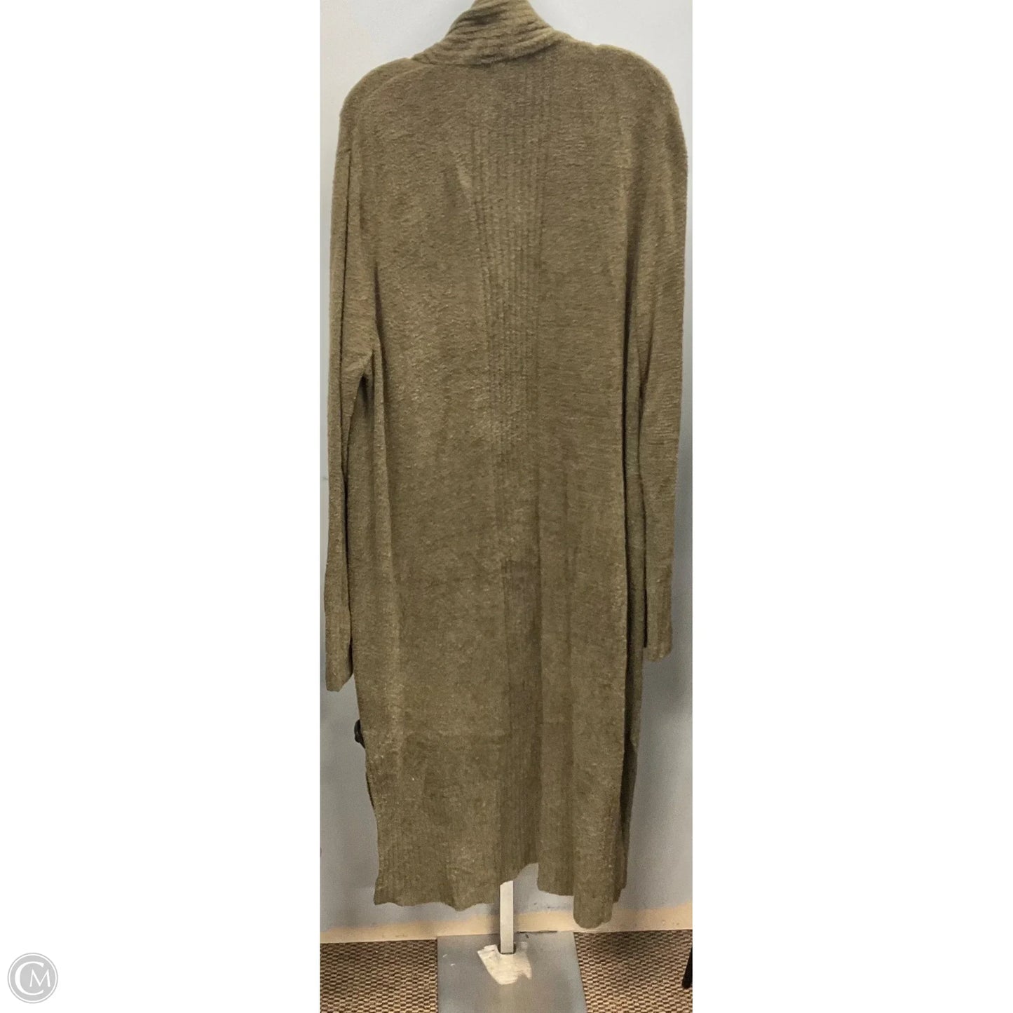 Sweater Cardigan By Barefoot Dreams In Green, Size: 2x