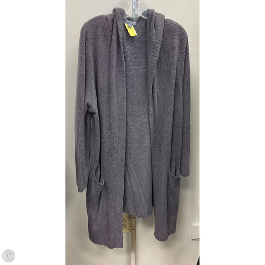 Sweater Cardigan By Barefoot Dreams In Blue, Size: 2x