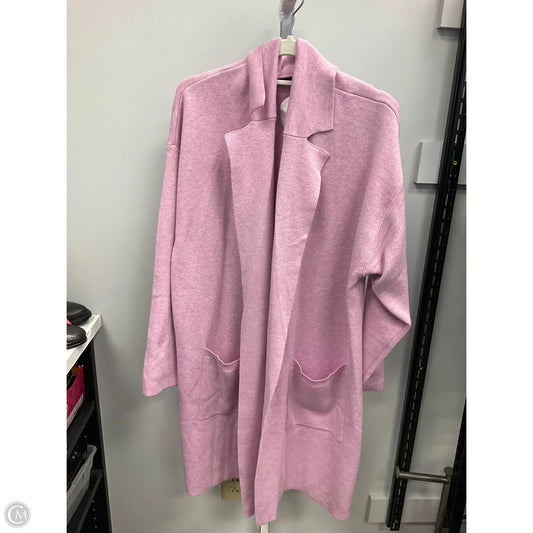 Sweater Cardigan By Lane Bryant In Pink, Size: Xl