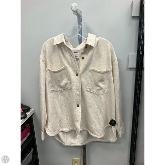 Top Long Sleeve By Sonoma In Tan, Size: Xxl