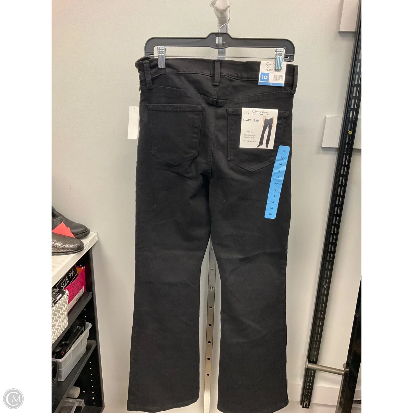 Jeans Flared By Jessica Simpson In Black, Size: 10