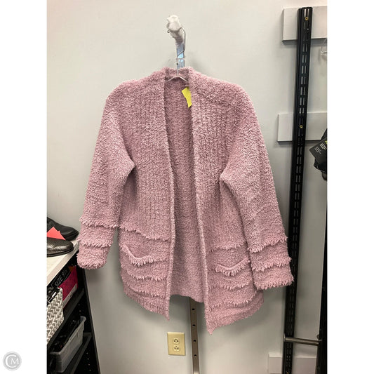 Sweater Cardigan By Barefoot Dreams In Pink, Size: M