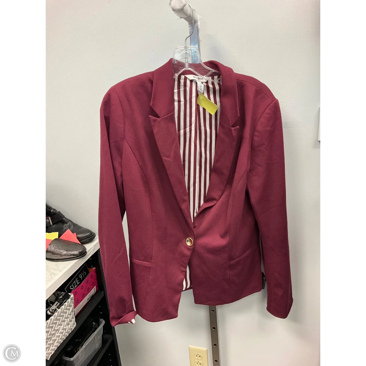 Blazer By White House Black Market In Maroon, Size: 14