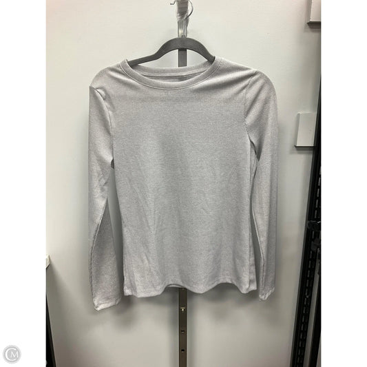 Top Long Sleeve By A New Day In Silver, Size: M