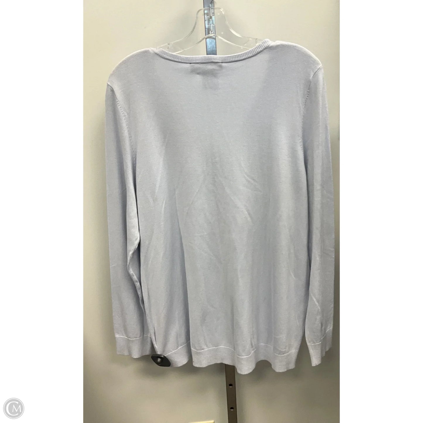 Sweater By Ellen Tracy In Blue, Size: L