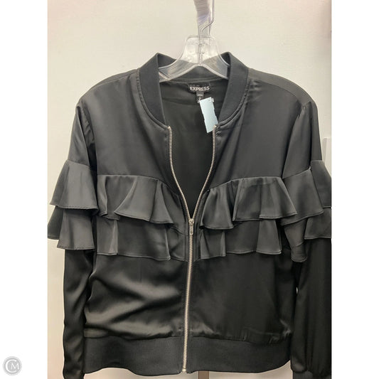 Top Long Sleeve By Express In Black, Size: S