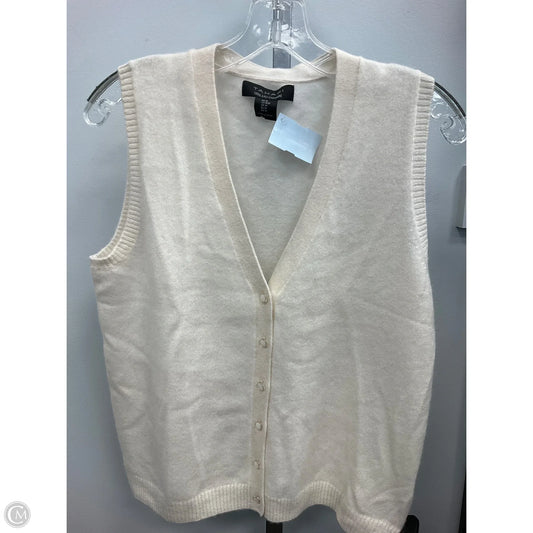 Sweater Cashmere By Tahari In Ivory, Size: M