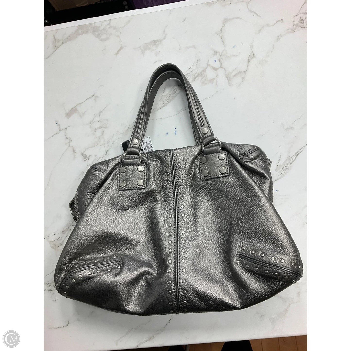 Handbag Leather By Michael By Michael Kors, Size: Medium