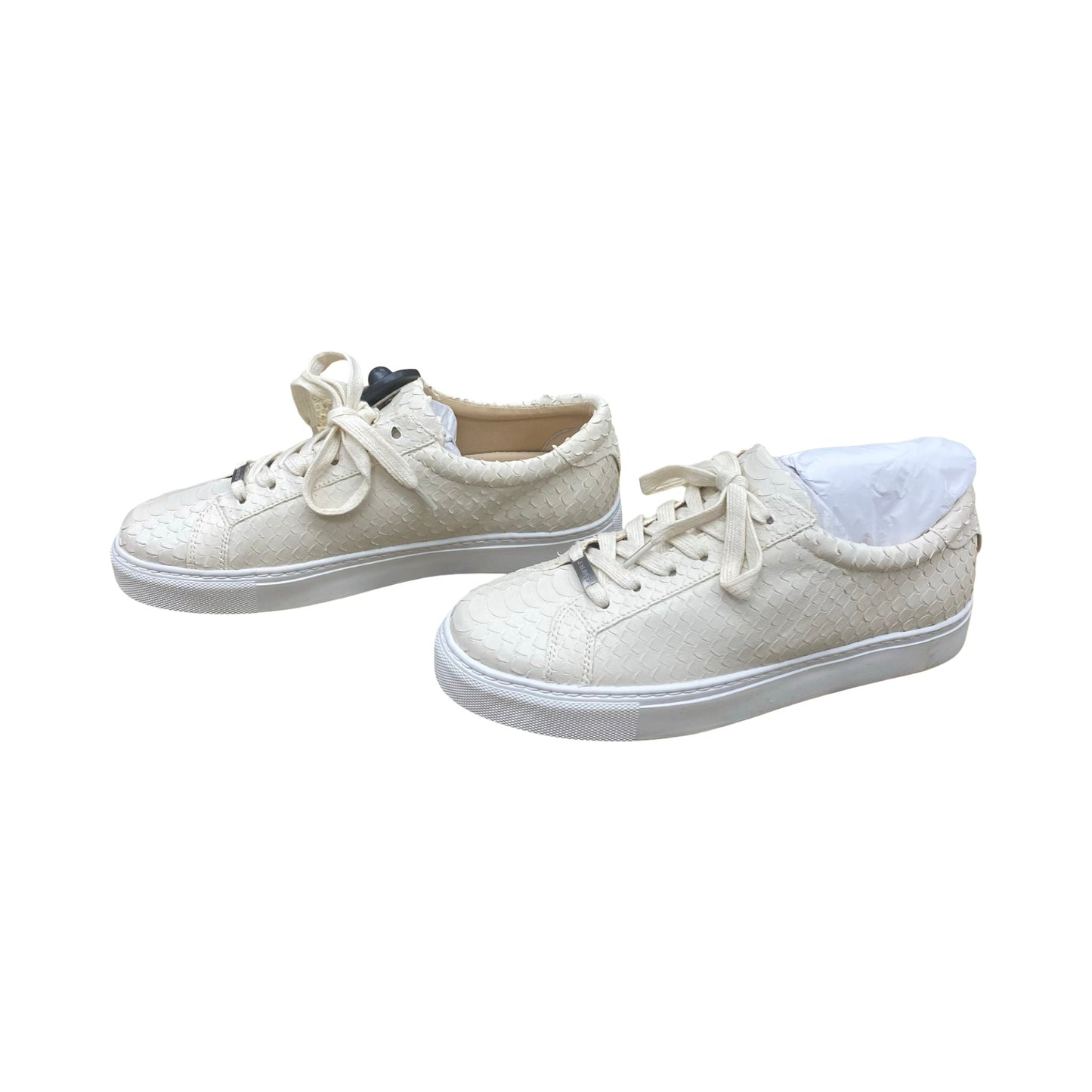 Shoes Sneakers By J Slides In Cream, Size:8.5