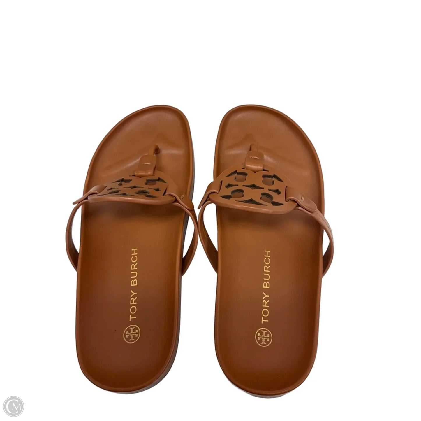 Sandals Designer By Tory Burch In Tan, Size: 9