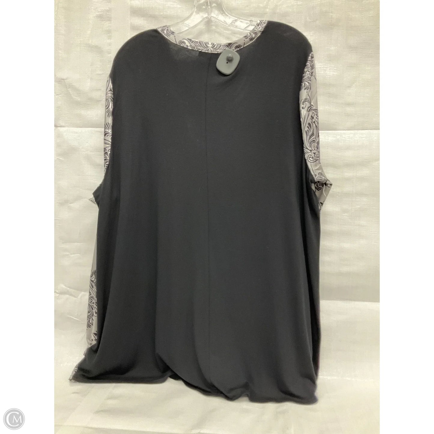 Top Long Sleeve By Lane Bryant In Silver, Size: 1x